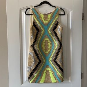 Boutique beaded shift dress